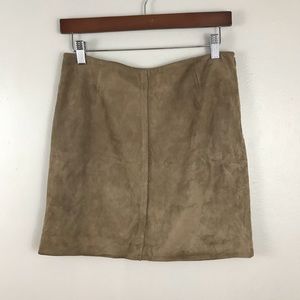 Brunello Cucinelli | Leather Suede Mini Skirt